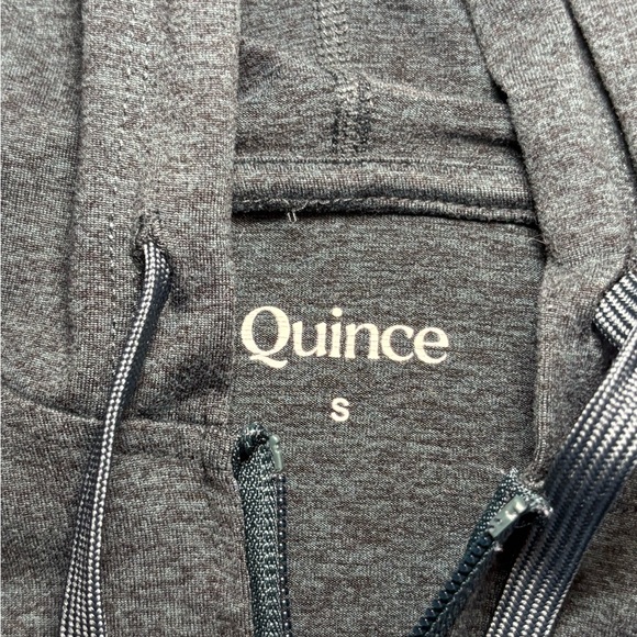 Quince Forest Green Zip-Up Hoodie. Small - Picture 2 of 5